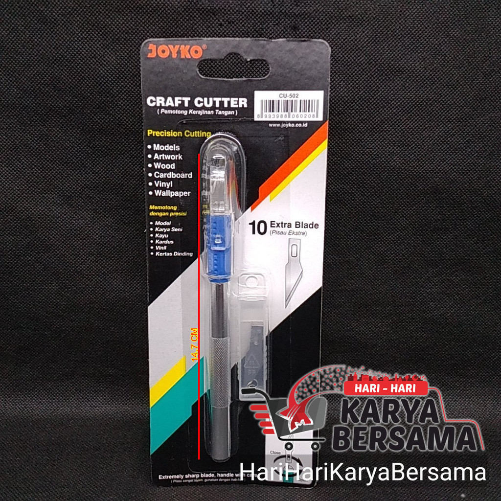 

JOYKO CRAFT CUTTER PEMOTONG KERAJINAN TANGAN CU-502