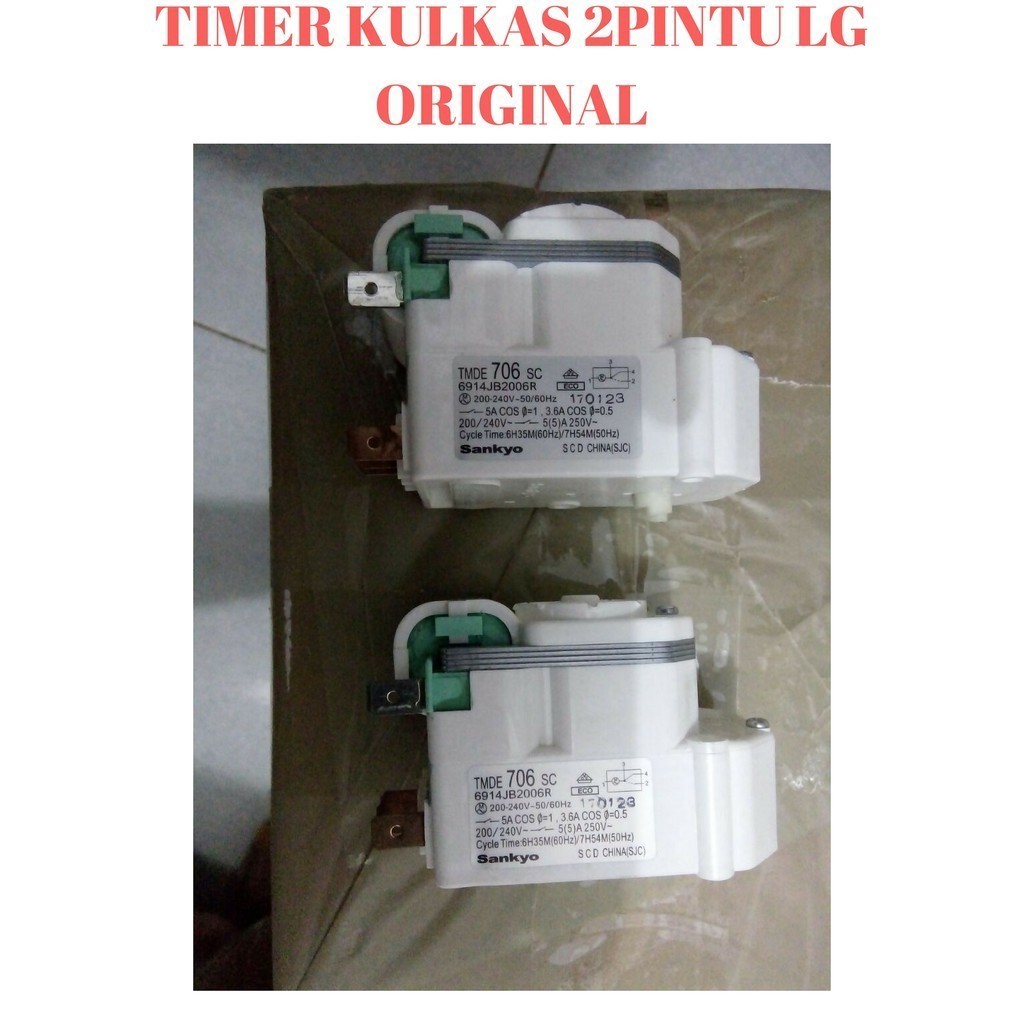 TIMER KULKAS 2 PINTU LG ORIGINAL GN-222SL GN-U212RL GN-U212RLK GN-U212RV GN-U212SL GN-U222RL GN-U222