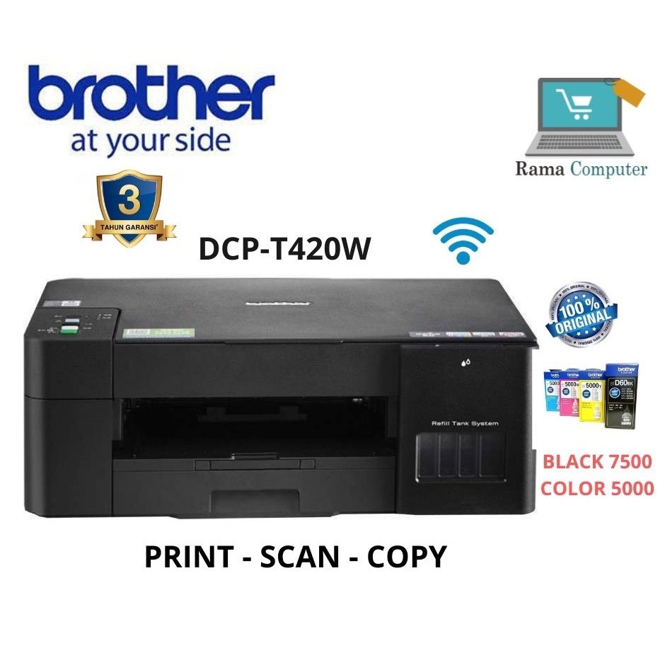 Printer Brother DCP - T420W DCP T420W DCP T420 W T-420W