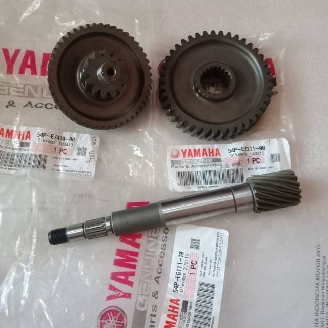 Soul GT 115 Mio J Mio GT 54P Ori Asli YGP Gear Gir Gardan Tranmisi Rasio Set ORI YAMAHA Gigi Ratio G