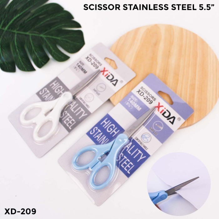

Gunting stainless Serbaguna Anti Karat Pisau Tajam XD-209
