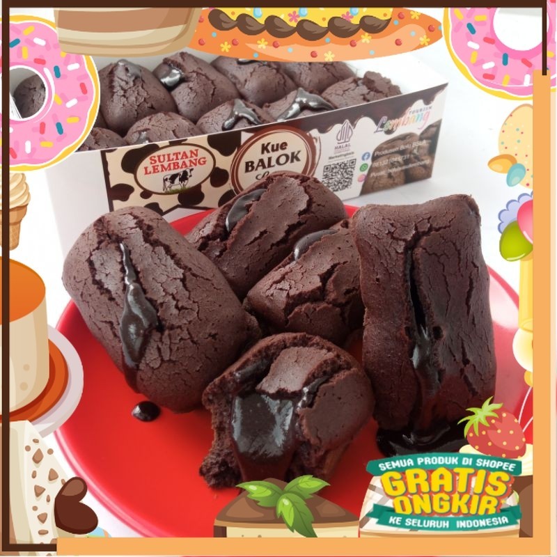 

Kue Balok Brownies Sultan Lembang/ King J Snack