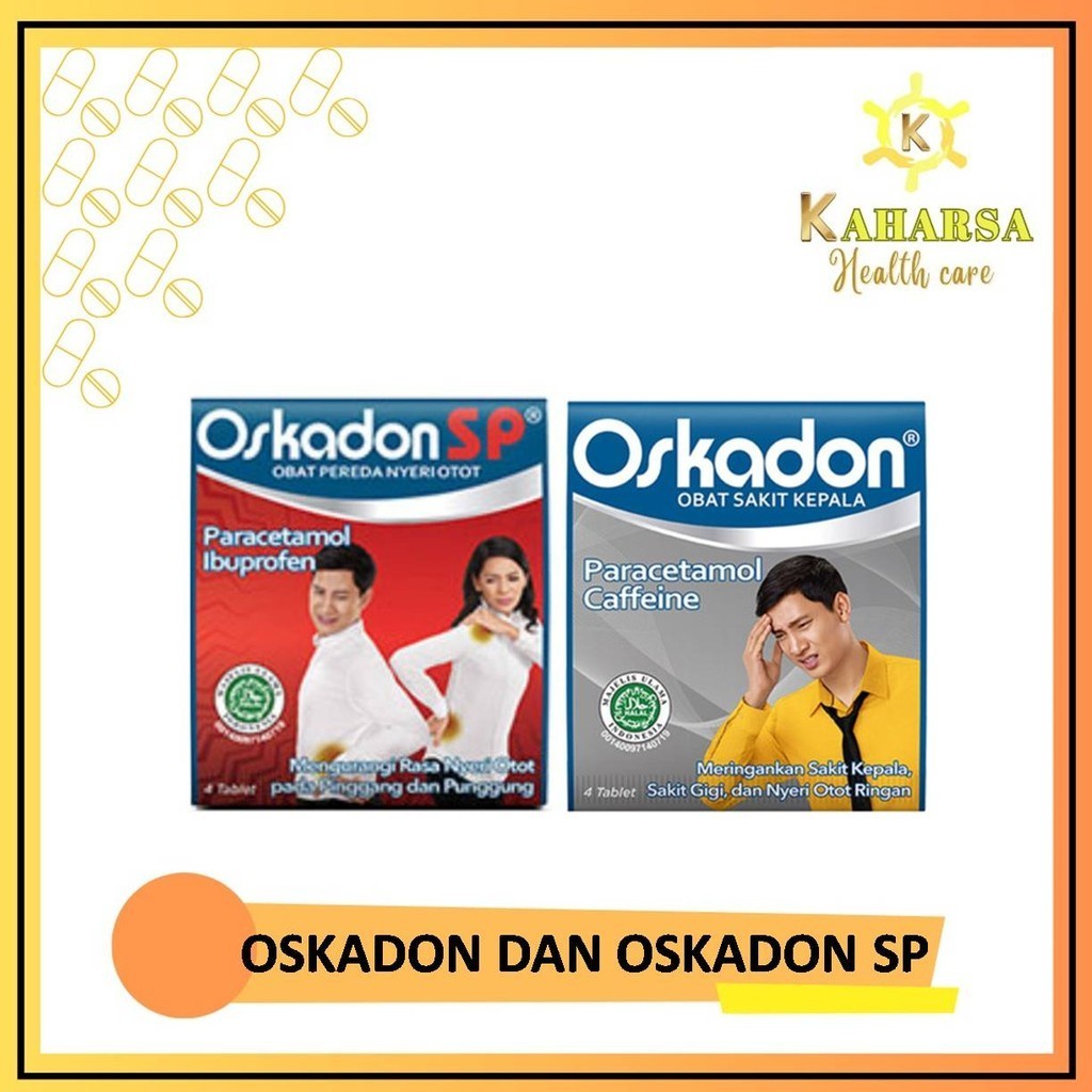 OSKADON /OSKADON SP OBAT SAKIT KEPALA ISI 4 TABLET