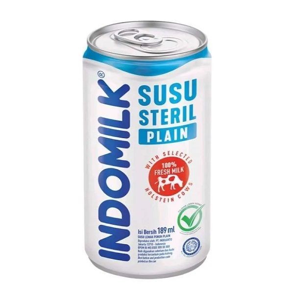 

INDOMILK SUSU STERIL PLAIN 189 ML