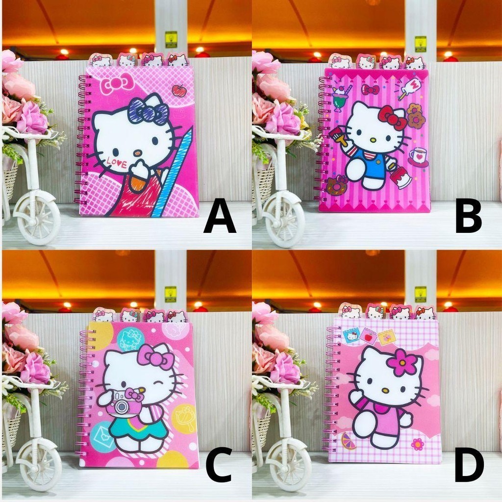 

Notebook Buku Catatan A5 Notebook Ring Buku Agenda HELLOKITTY PP001 Bisa COD