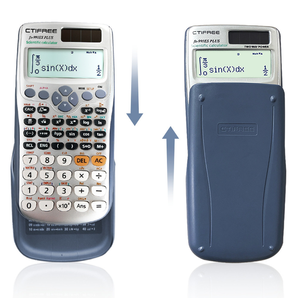

CTIFREE Kalkulator Murah Kalkulator Ilmiah Modern Puls Kalkulator Ilmiah Elektronik Fx-991es Plus untuk Siswa