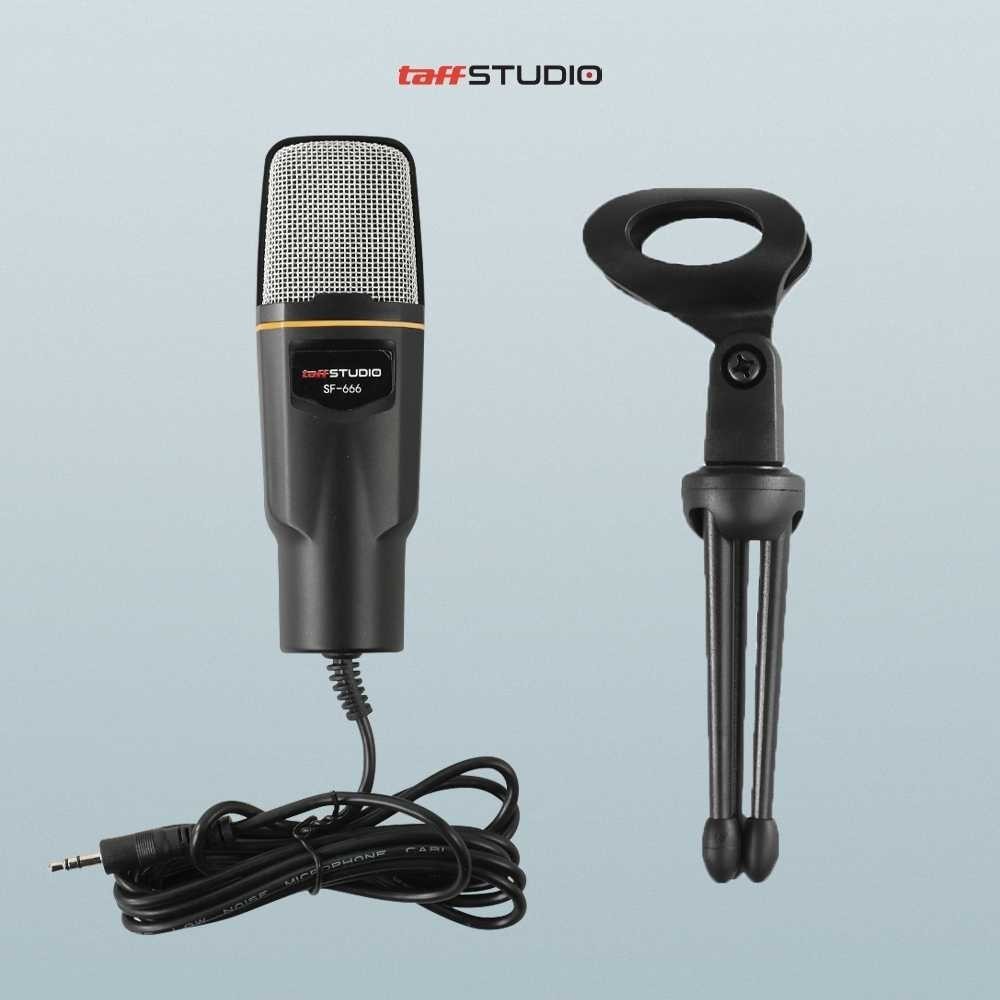 Paket Mic Profesional + Stand Mikrofon Kondenser Studio Profesional Microphone Mic Kondensor Mic Stu