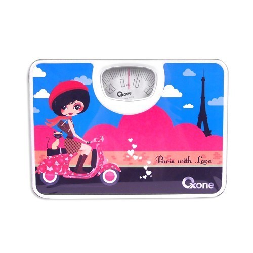 OXONE Timbangan Badan analog OX917 / Stainless Steel / Original