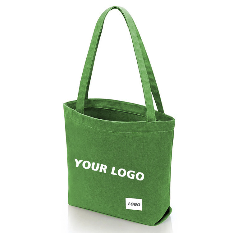 

Custom Printed Recycle Plain Cotton Canvas Tote Bag Shopping Bag With Logo for Women Shoulder Grocery