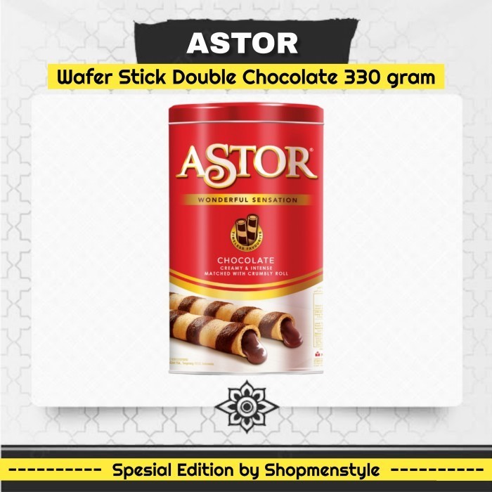 

GLK Astor Double Chocolate 330 gram Wafer Stick Semprong (Beli Lokal)