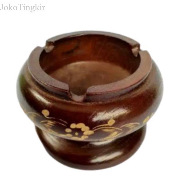 

(BISA COD) ASBAK ROKOK KAYU CUKIT (UKIR) UKURAN 10 x 10 CM - PAJANGAN murah