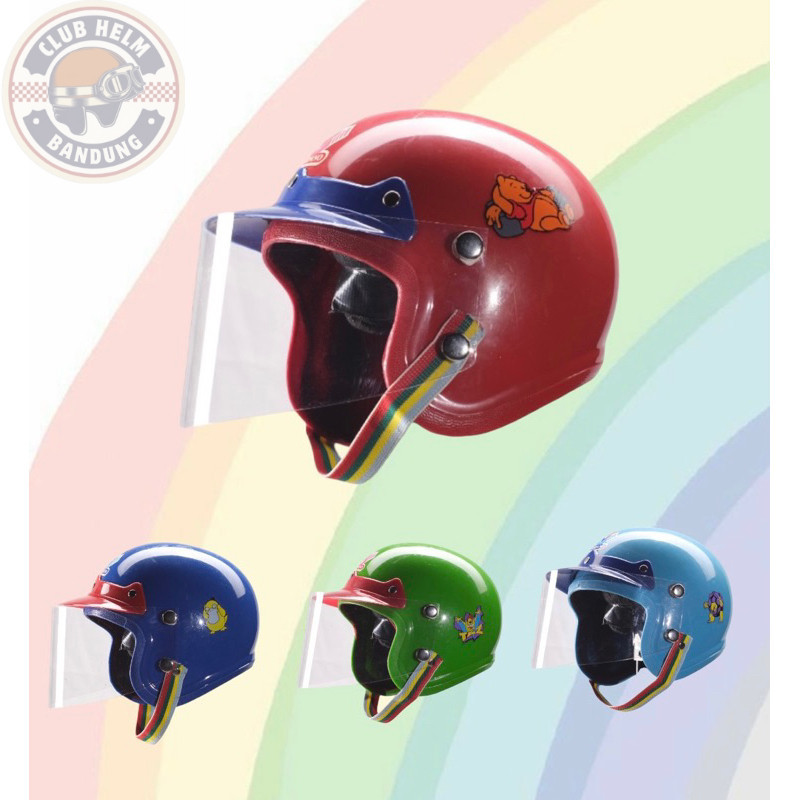Helm Lawas, Jadul, Klasik Kiwi Bmx Anak Original Helm Anak SNI Laki Perempuan Lucu Unik 1 2 Tahun