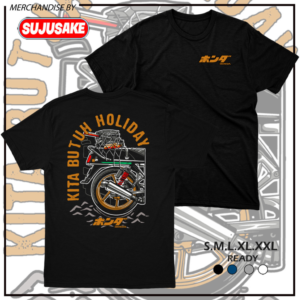 V97 fashion_okkBaju Kaos Motor Honda Gl Kotak Max Gl100 100 200 Classic Distro Original Model Terbar