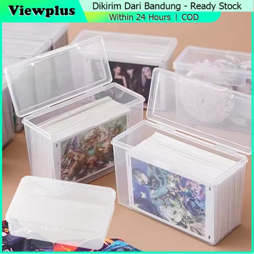 Playing Cards Plastic Case Storage Box Untuk Tempat Penyimpanan Kartu Remi photocard Box Photocard K