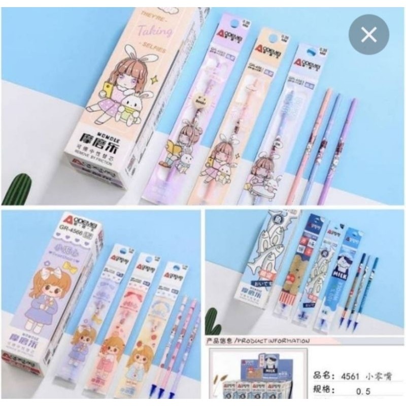 

1pcs refil tinta pena bisa dihapus