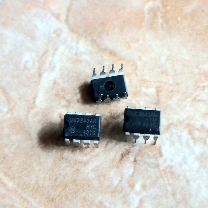 IC UC3843 UC 3843 AN UC3843AN 3843AN SMPS SOS PWM INVERTER CHNA ON F Fajar elektro 2