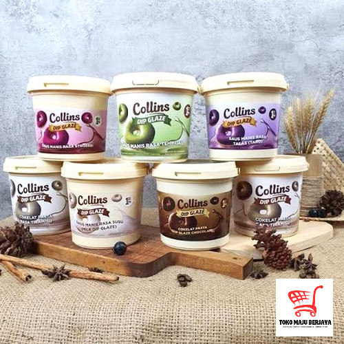 

Collins Dip Glaze Selai Topping Donut 1 Kg All Varian