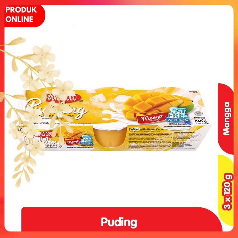 

Wong Coco Puding Mangga 3 x 120 g