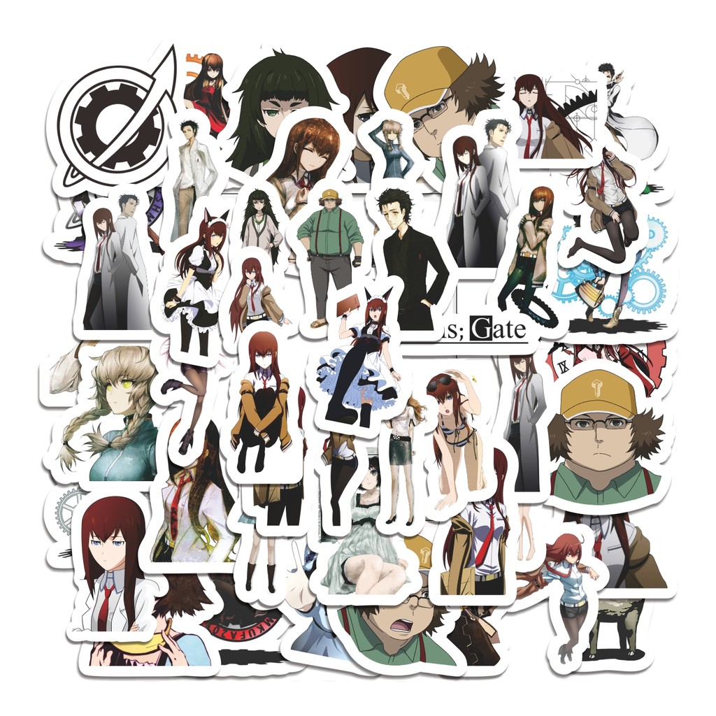 

COD 50 Pcs Stiker Steins;gate Lucu Anti Air Untuk Dekorasi Notebook Sepeda Skateboard Handphone