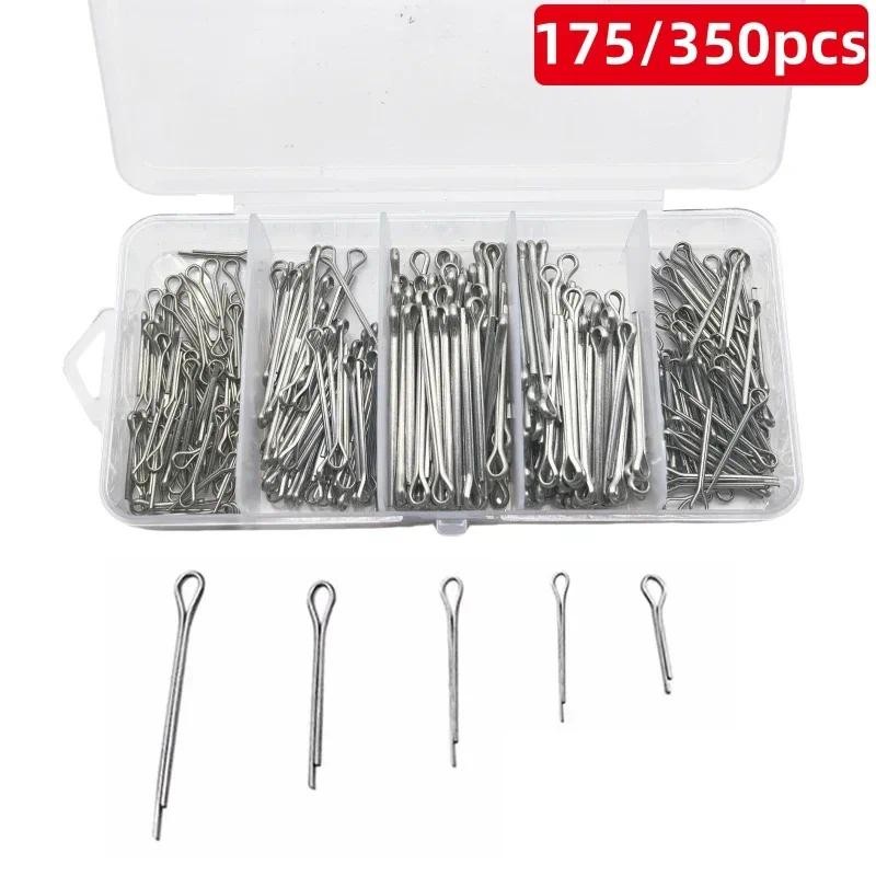 

175/350pcs Cotter Pin Set - Guaranteed Secure and Reliable Connections!