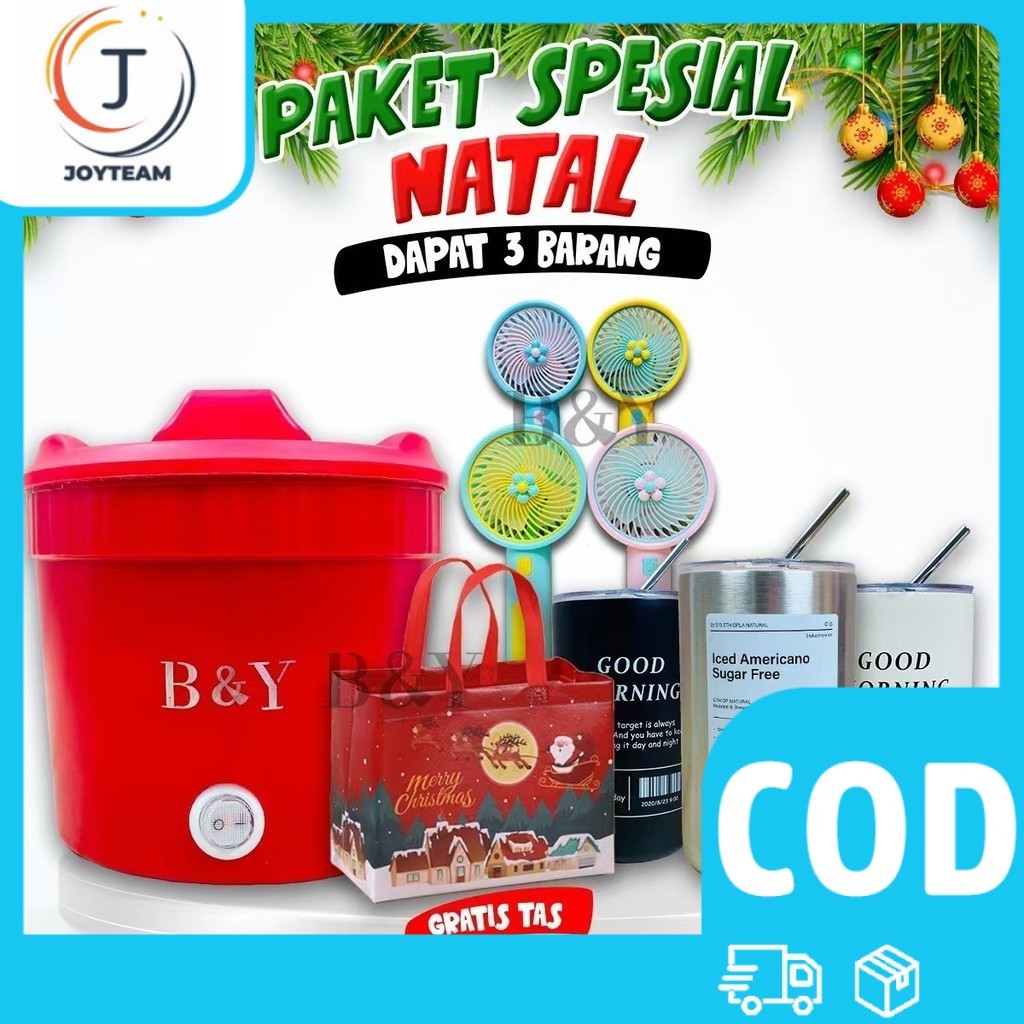 

✨(COD) Panci Mie Instan, Panci Anti Lengket, Hadiah Natal, Kado Natal, Hadiah UnikPAKET BUNDLING 3IN1 / GIFT NATAL / PROMO✨