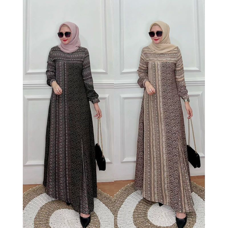 [HARGA KILAT] READY STOCK/COD/MAGNOLIA DRESS BY NASYA/GAMIS TERBARU/GAMIS KEKINIAN/ GAMIS WANITA /GA
