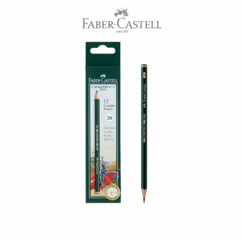 

Pensil 2B Faber Castell Pak isi 12pc