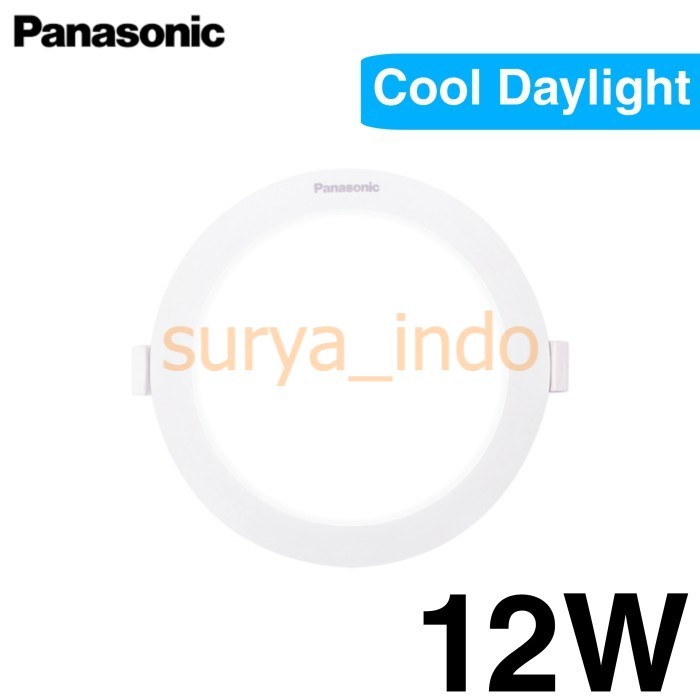 LAMPU PANEL LED 12 WATT PANASONIC NNP73478031 LAMPU DOWNLIGHT INBOW/IB 6500K PUTIH COOL DAYLIGHT