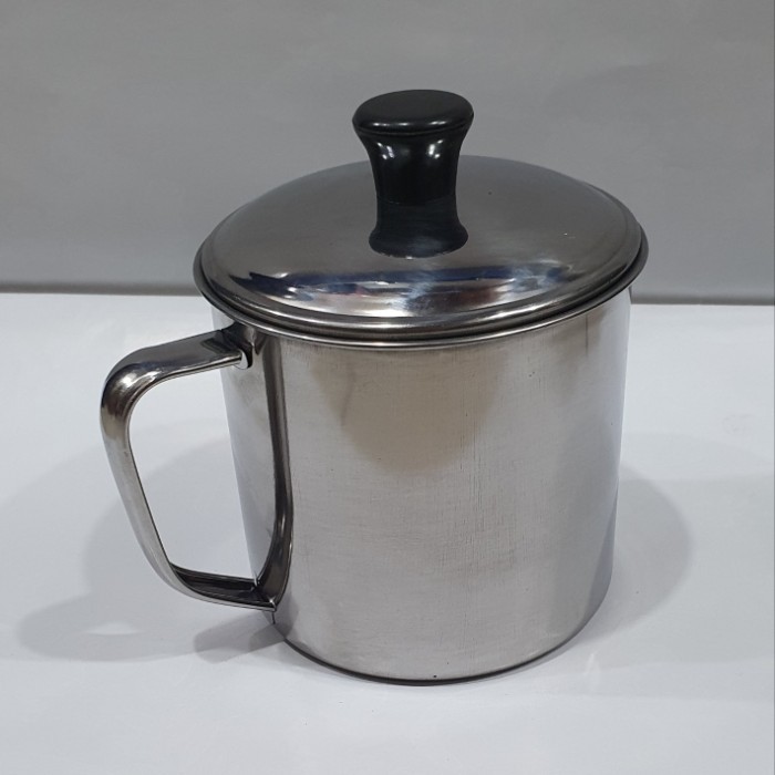 Cangkir stainless tebal 12 cm