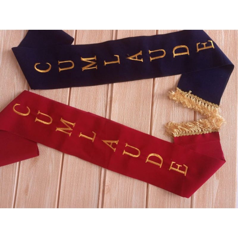 SELEMPANG WISUDA BORDIR BLUDRU RUMBAI MURAH Selempang Wisuda