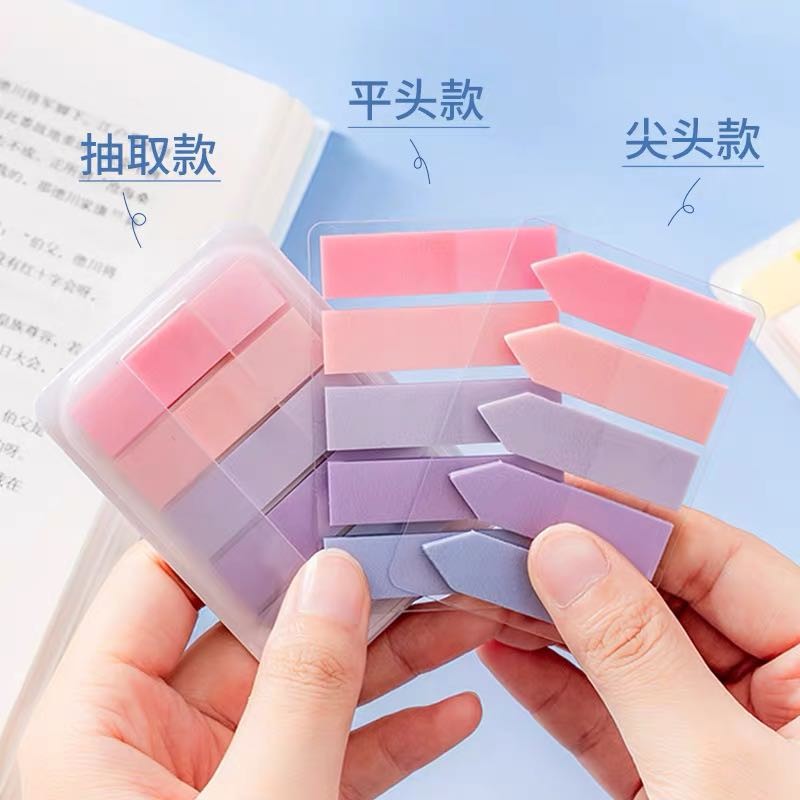 

SURABAYA Winzige Index Mark Penanda Pembatas Colorful Index Page Markers - Penanda Halaman Lucu Transparan Sticky Tab Sticky Notes Aesthetic Alat Tulis