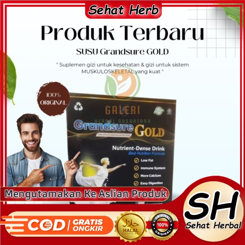 

GRANDSURE GOLD ORIGINAL SUSU UNTUK KESEHATAN TULANG DAN SENDI ASLI 100% TERBAIK Nyeri Tulang Sendi Persendian Syaraf Kejepit Kebas Kesemutan Upright Kesehatan Tulang vitamin
