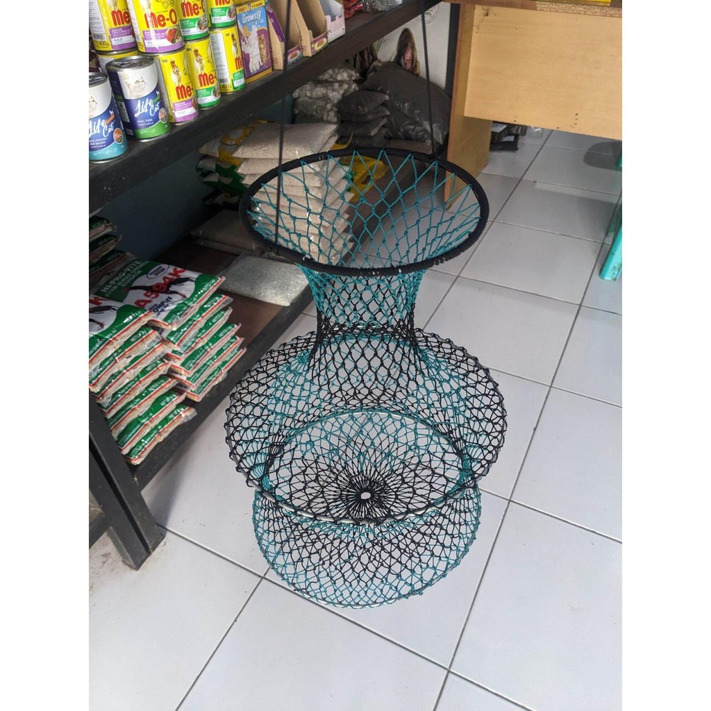 koja kepis nilem no 1- korang keramba ikan bahan nilon ukuran kecil / koja buat ikan alat pancing