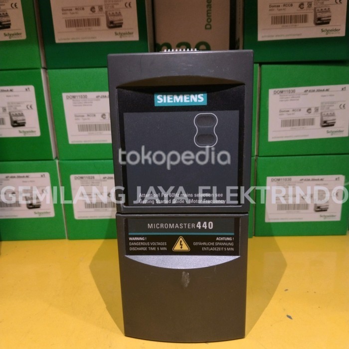 INVERTER SIEMENS 0,75KW SIEMENS MICROMASTER 440 6SE6440-2UD17-5AA1 ORI