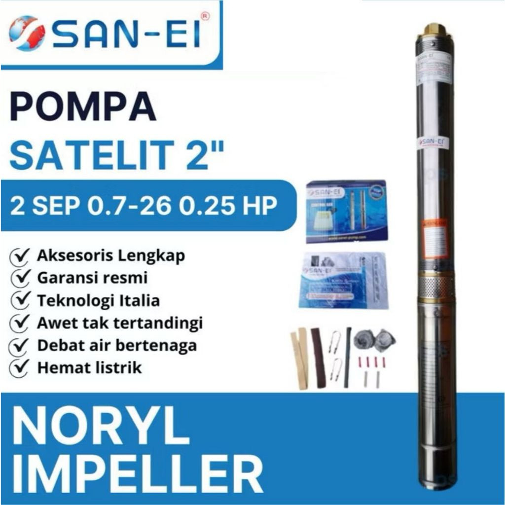 San Ei Pompa Satelit 2 Inch 0.25 HP San Ei Noril