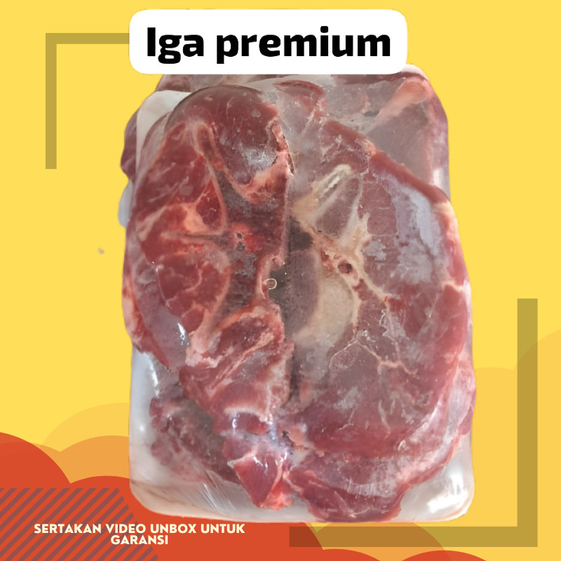 

Daging Iga Sapi Import dijamin Segar FRESH Beku Frozen Premium Halal Original Official Shop 1KG 1 KG 1000 gram