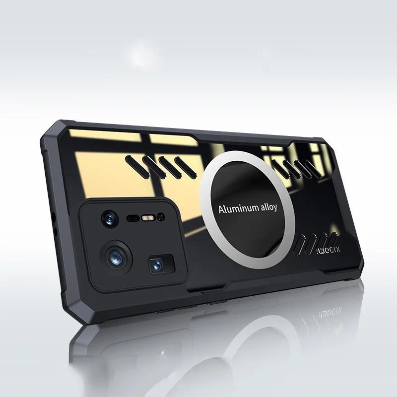 Phone casing Xiaomi Mix 4 Mix4 Back cover Aluminum Alloy Heat Dissipation Cooling Hard Back Cover