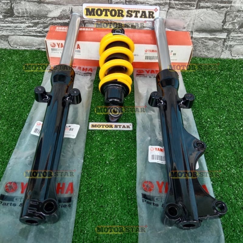As Sok Tabung Depan+Shockbreaker Belakang Jupiter MX New 135cc 50C