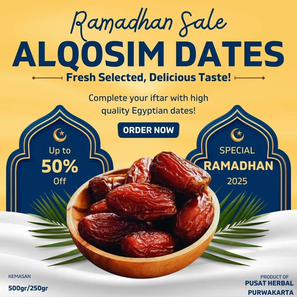 

KURMA ALQOSIM PREMIUM/KURMA ALQOSIM MESIR/KURMA MADU AL QOSIM MESIR