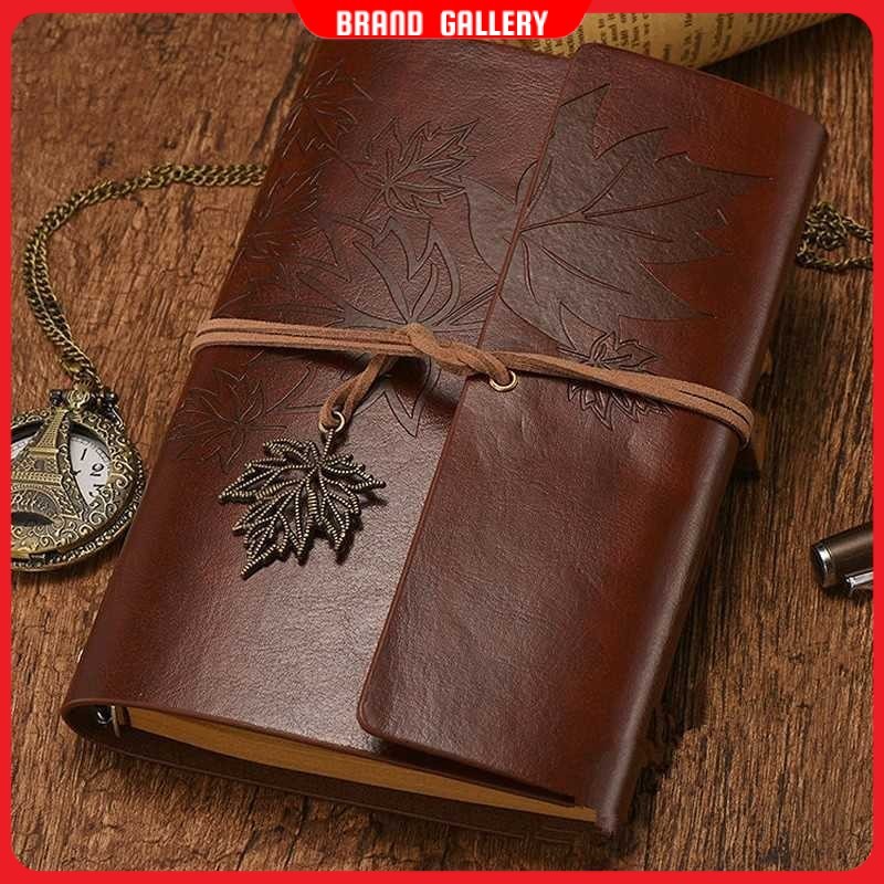 

Toddi AIMEE Buku Catatan Binder Notebook Cover Kulit Vintage Maple - AM-16