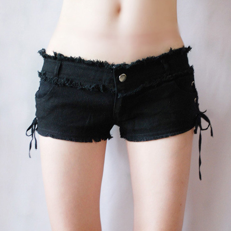 Sexy Women Tassel Low Rise Waist Hot Short Sexy Denim Booty Sexy Jeans Shorts Cute Micro Mini Short 