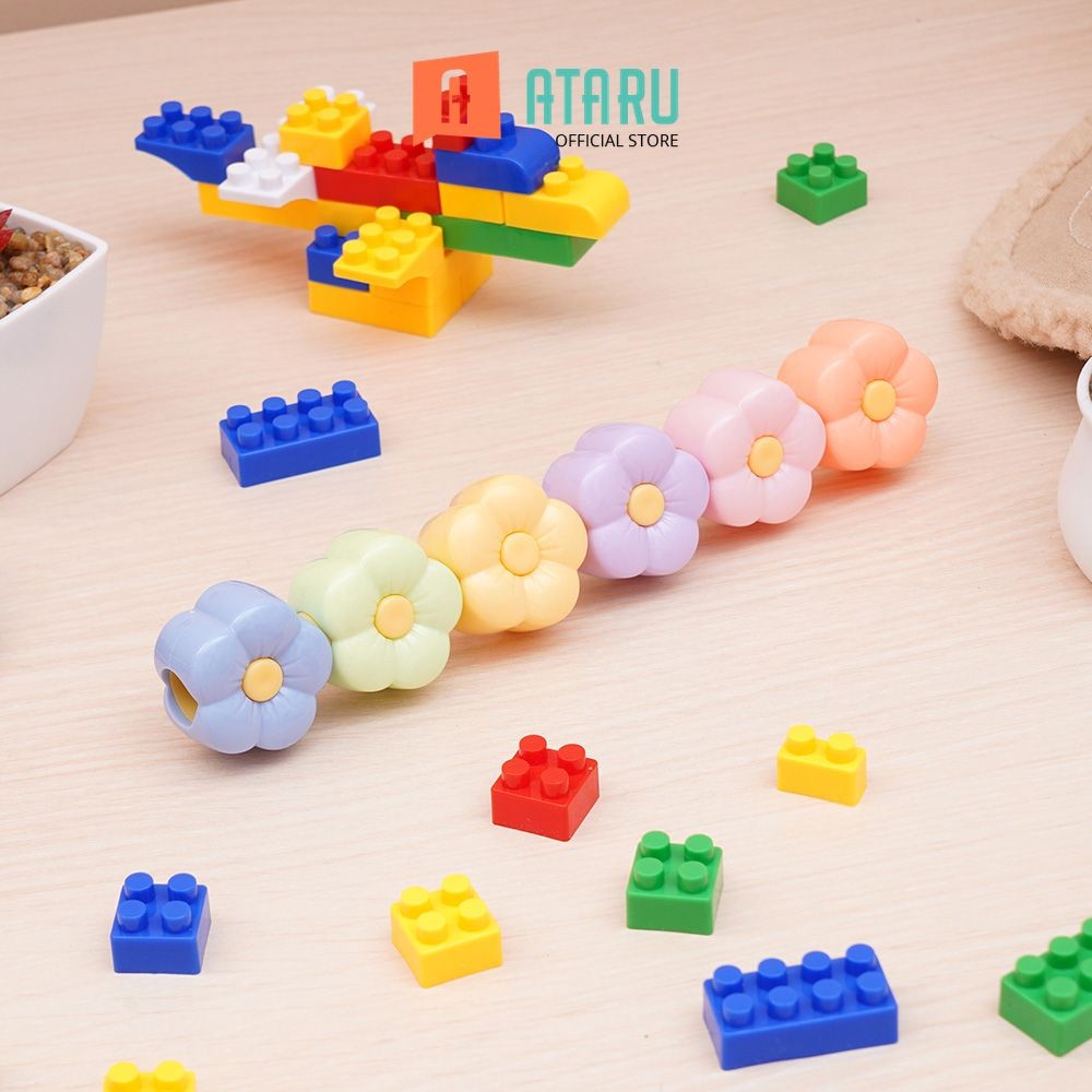 

Ataru Set 5 Pcs Spidol Highlighter Flower spidol stabilo warna warni alat tulis penanda text marker