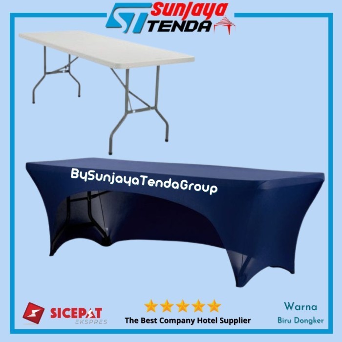 COVER SARUNG TAPLAK MEJA PRASMANAN MEJA IBM KETAT