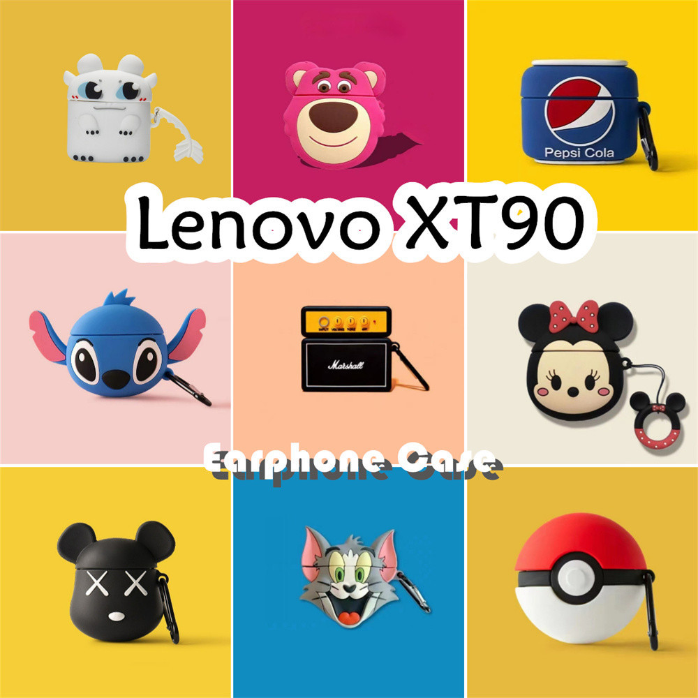 Umstore Untuk Lenovo XT90 Case Trendi Kartun Naga Petir Soft Silicone Kasus Telpon telinga Earphone 