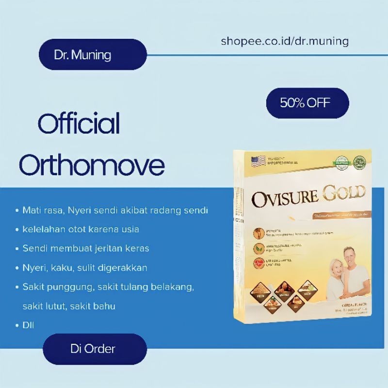 

PROMO 2.2 Ovisure Gold Milk Susu Mengobati Tulang Dan Sendi Yang Sehat 100% Dimfor USA