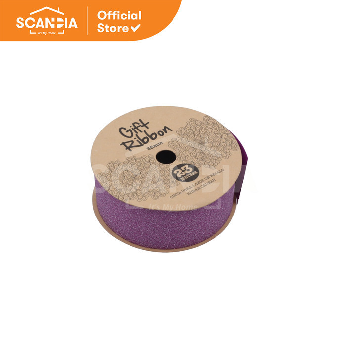 

SCANDIA Pita Kado Ribbon Glitter 35 Mm x 22.9 M Light Purple (SW0143)