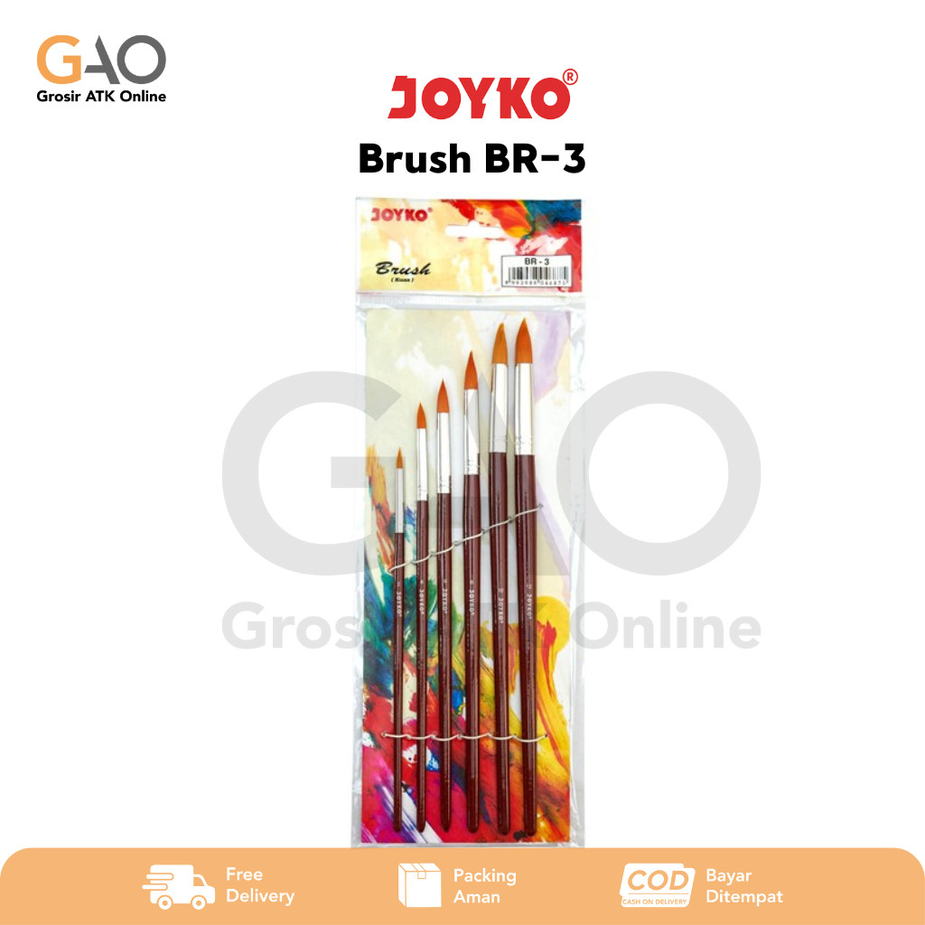 

Brush Kuas Lukis Cat Air / Cat MinyakJoyko BR-3