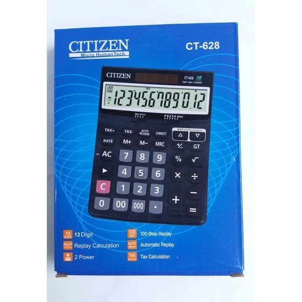 

Kalkulator Citizen CT628 Calculator Citizen 12 Digit