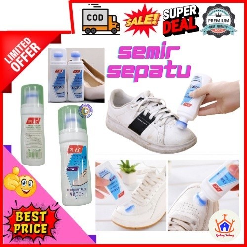 Gudang Tukang Semir Sepatu Putih Cairan Pembersih Dan Pemutih Sepatu Spatu Putih / Semir Putih Untuk