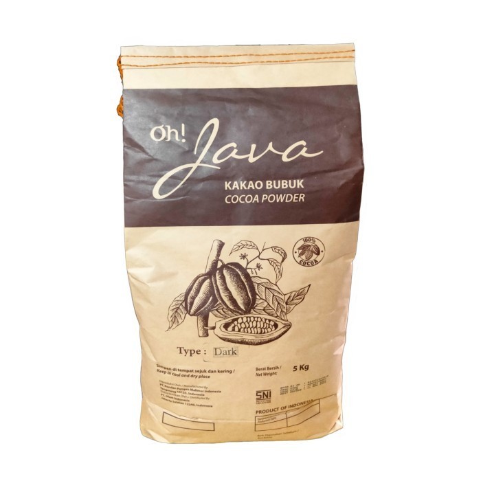 

Ready Oh! JAVA COCOA DARK POWDER PREMIUM KAKAO BUBUK 5 KG